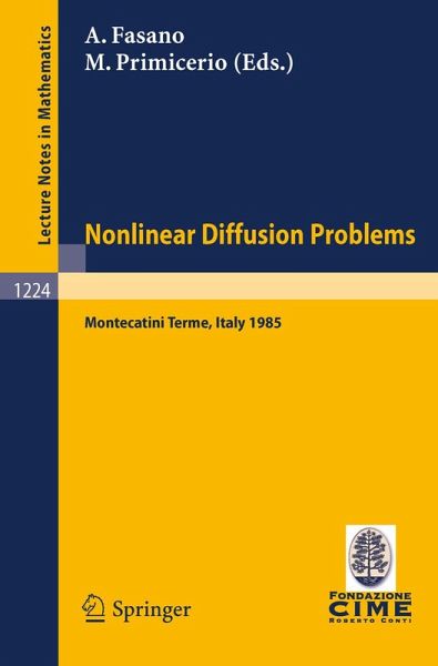 Problems in Nonlinear Diffusion (eBook, PDF) Problems in Nonlinear Diffusion (eBook, PDF)