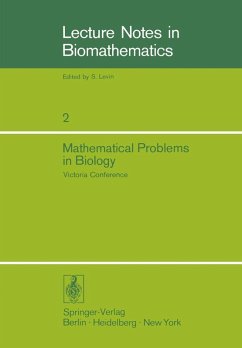 Mathematical Problems in Biology (eBook, PDF)