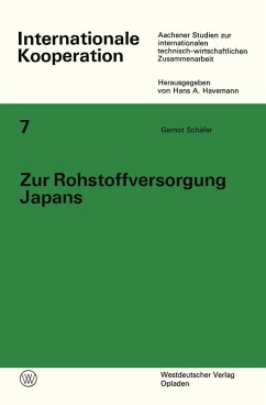 Cover Zur Rohstoffversorgung Japans (eBook, PDF)