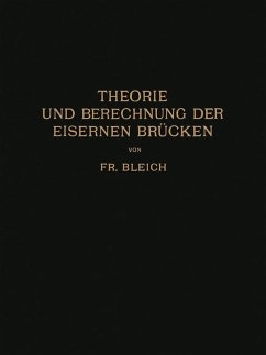 Cover Theorie und Berechnung der Eisernen Brücken (eBook, PDF)