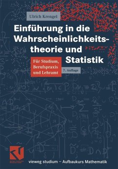 Cover Einführung in die Wahrscheinlichkeitstheorie und Statistik (eBook, PDF)