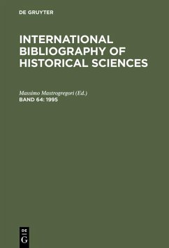 International Bibliography of Historical Sciences 65. 1995 (eBook, PDF)
