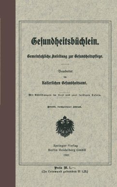 Gesundheitsbüchlein (eBook, PDF) - Kaiserlichen Gesundheitsamt
