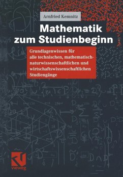 Cover Mathematik zum Studienbeginn (eBook, PDF)