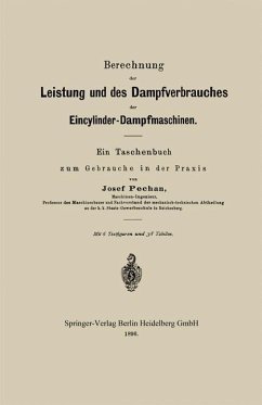Cover Berechnung der Leistung und des Dampfverbrauches der Eincylinder-Dampfmaschinen (eBook, PDF)