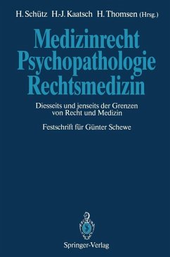 Cover Medizinrecht - Psychopathologie - Rechtsmedizin (eBook, PDF)