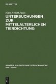Untersuchungen zur mittelalterlichen Tierdichtung (eBook, PDF)