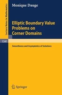 Elliptic Boundary Value Problems on Corner Domains (eBook, PDF) - Dauge, Monique
