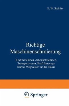 Richtige Maschinenschmierung (eBook, PDF) - Steinitz, E. W.