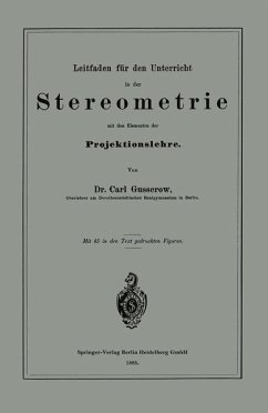 Cover Leitfaden für den Unterricht in der Stereometrie mit den Elementen der Projektionslehre (eBook, PDF)
