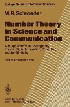 Number Theory in Science and Communication (eBook, PDF) - Schroeder, Manfred R.