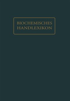 Biochemisches Handlexikon (eBook, PDF) - Bass, L. W.; Dalmer, O.; Kröner, W.; Levene, P. A.; Maurer, H.