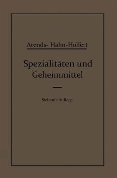 Cover Spezialitäten und Geheimmittel (eBook, PDF)