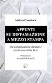 Appunti su diffamazione a mezzo stampa (eBook, PDF)