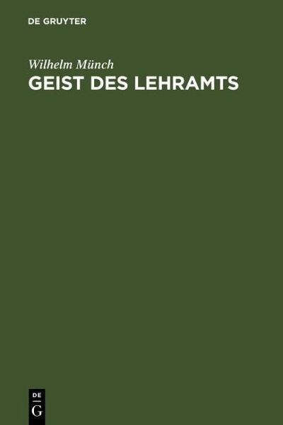 Geist des Lehramts (eBook, PDF) Geist des Lehramts (eBook, PDF)