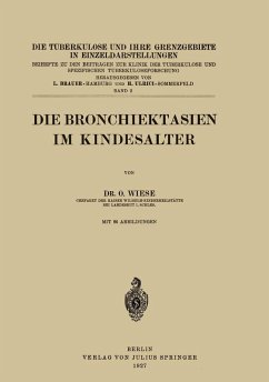 Die Bronchiektasien im Kindesalter (eBook, PDF) - Wiese, O.