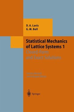 Statistical Mechanics of Lattice Systems (eBook, PDF) - Lavis, David; Bell, George M.