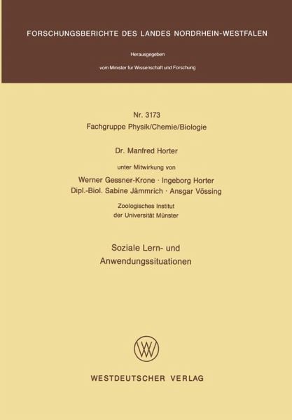 Soziale Lern- und Anwendungssituationen (eBook, PDF) Soziale Lern- und Anwendungssituationen (eBook, PDF)