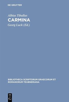 Carmina (eBook, PDF) - Tibullus, Albius