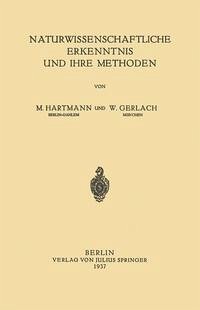Cover Naturwissenschaftliche Erkenntnis und Ihre Methoden (eBook, PDF)