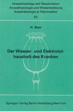 Der Wasser- und Elektrolythaushalt des Kranken (eBook, PDF) - Baur, H.