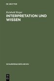 Interpretation und Wissen (eBook, PDF)