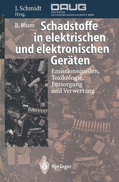 Schadstoffe in elektrischen und elektronischen Geräten (eBook, PDF) - Blum, Bernhard