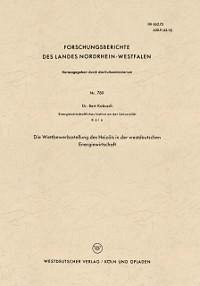 Die Wettbewerbsstellung des Heizöls in der westdeutschen Energiewirtschaft (eBook, PDF) - Kobusch, Bert