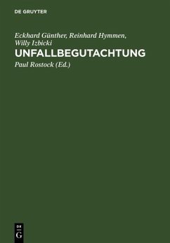 Unfallbegutachtung (eBook, PDF) - Günther, Eckhard; Hymmen, Reinhard; Izbicki, Willy