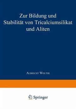 Cover Zur Bildung und Stabilität von Tricalciumsilikat und Aliten (eBook, PDF)
