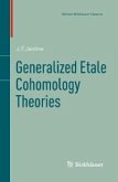 Generalized Etale Cohomology Theories (eBook, PDF)