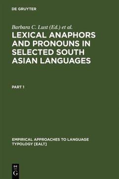 Cover Lexical Anaphors and Pronouns in Selected South Asian Languages: (eBook, PDF)