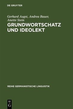 Cover Grundwortschatz und Ideolekt (eBook, PDF)