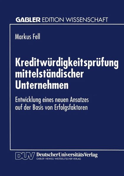 Kreditwürdigkeitsprüfung mittelständischer Unternehmen (eBook, PDF)