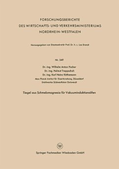 Tiegel aus Schmelzmagnesia für Vakuuminduktionsöfen (eBook, PDF) - Fischer, Wilhelm Anton