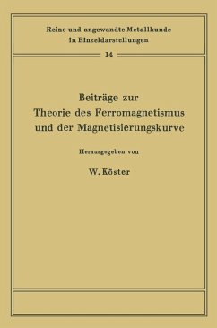 Beiträge zur Theorie des Ferromagnetismus und der Magnetisierungskurve (eBook, PDF)