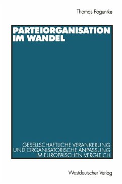 Parteiorganisation im Wandel (eBook, PDF) - Poguntke, Thomas