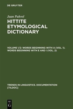 Words beginning with A (Vol. 1). Words beginning with E and I (Vol. 2) (eBook, PDF) - Puhvel, Jaan