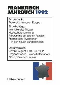 Cover Frankreich-Jahrbuch 1992 (eBook, PDF)