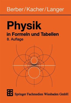 Physik in Formeln und Tabellen (eBook, PDF) - Berber, Joachim; Kacher, Heinz; Langer, Rudolf