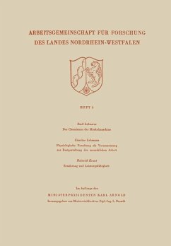 Cover Der Chemismus der Muskelmaschine. Physiologische Forschung als Voraussetzung zur Bestgestaltung der menschlichen Arbeit. Ernährung und Leistungsfähigkeit (eBook, PDF)