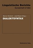 Dialektsyntax (eBook, PDF)