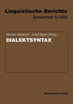 Cover Dialektsyntax (eBook, PDF)