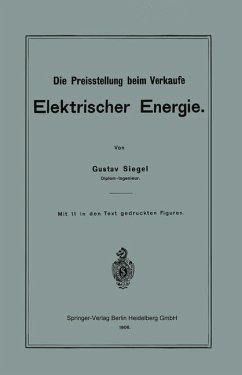 Cover Die Preisstellung beim Verkaufe Elektrischer Energie (eBook, PDF)