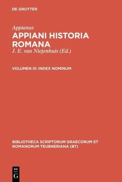 Index nominum (eBook, PDF) - Appianus