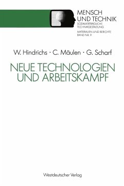 Cover Neue Technologien und Arbeitskampf (eBook, PDF)