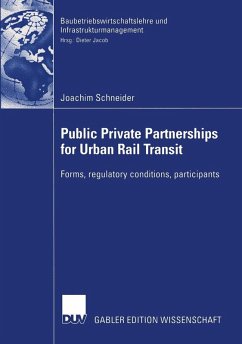 Public Private Partnership for Urban Rail Transit (eBook, PDF) - Schneider, Joachim