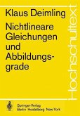 Nichtlineare Gleichungen und Abbildungsgrade (eBook, PDF)
