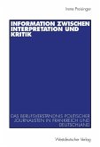 Information zwischen Interpretation und Kritik (eBook, PDF)