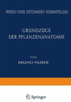 Grundzüge der Pflanzenanatomie (eBook, PDF) - Huber, Bruno